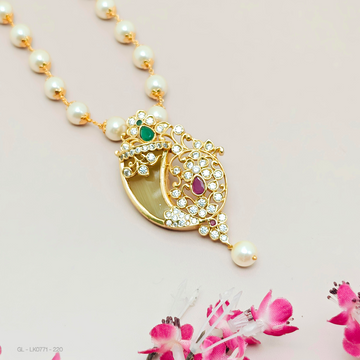 Tiger Nail Pearl Mala necklace Set