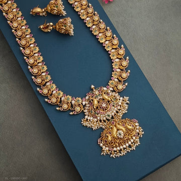 Bridal Jadau  Long Haram Set