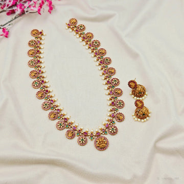 Kemp Lakshmi Temple Necklace Set