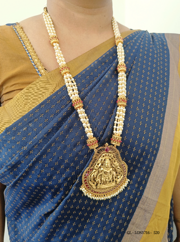 Govardhan Krishna Beaded Mala Necklace