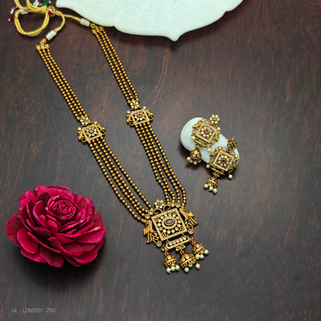 Golden Layered long necklace