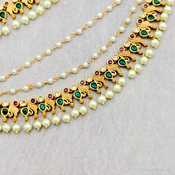 Multilayer peacock Earchain / Maatil