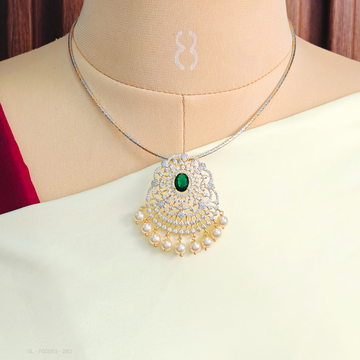 Elegant Floral Locket set - Green