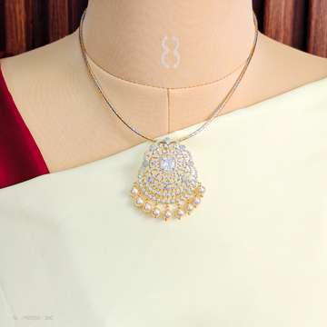 Elegant Floral Locket set - white
