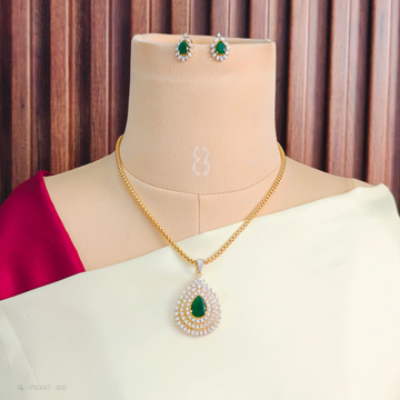 Elegant Locket set - Green