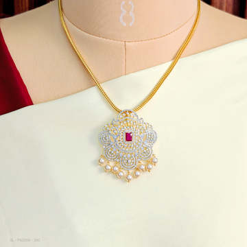 Elegant Locket set - ruby