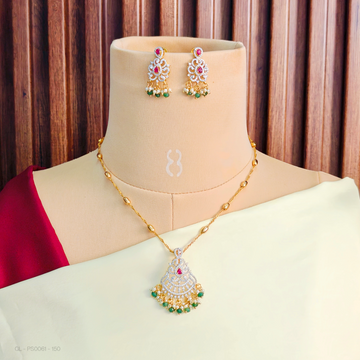 American diamond Elegant Locket set