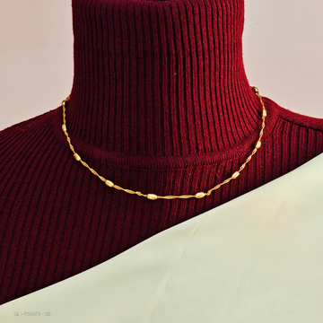 Gold finish chain -  beaded