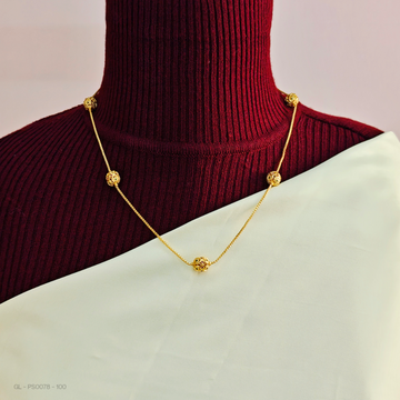 Gold finish - Ball chain