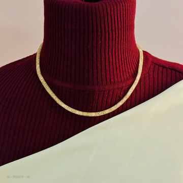 Gold finish chain - Inner beads