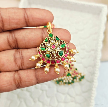 Jadau kundan Pendant - Design 3
