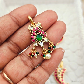 Jadau kundan Pendant - Design 9