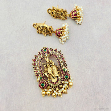 Temple Traditional Kemp Pendant - Design 5