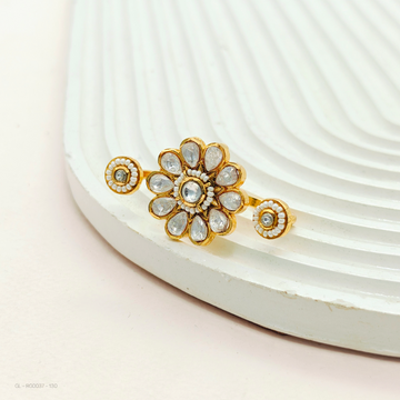 Polki Double sided Ring