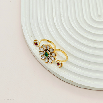 Polki Double sided Ring