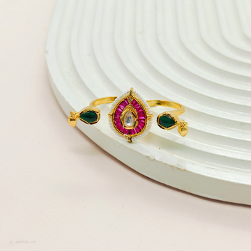 Polki Double sided Ring