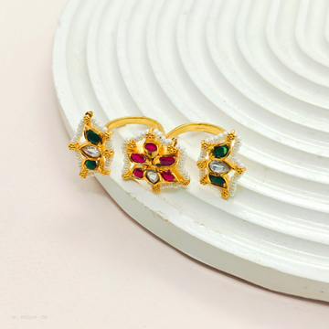 Polki Double sided Ring