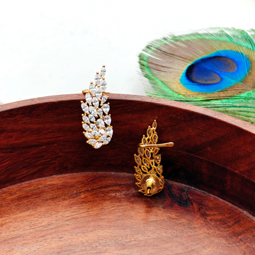 Gold plated Stud - Earcuff