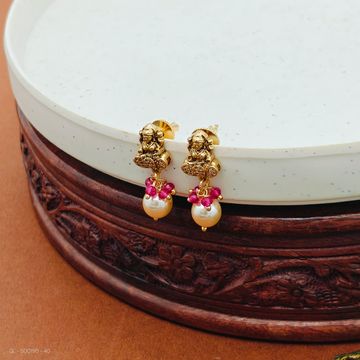 Gold plated Stud-Lakshmi