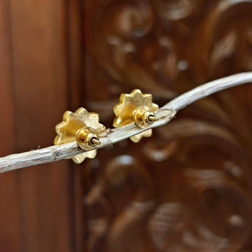 Jadau Kundan Earrings Stud - Design 3