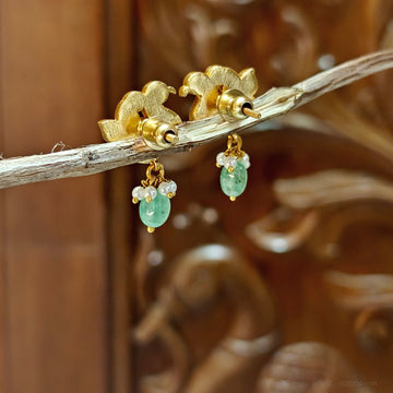 Jadau Kundan Earrings Stud - Design 6