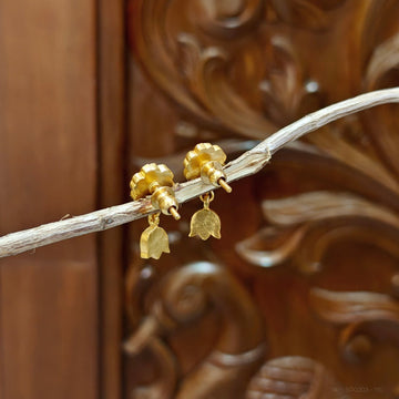 Jadau Kundan Earrings Stud - Design 10