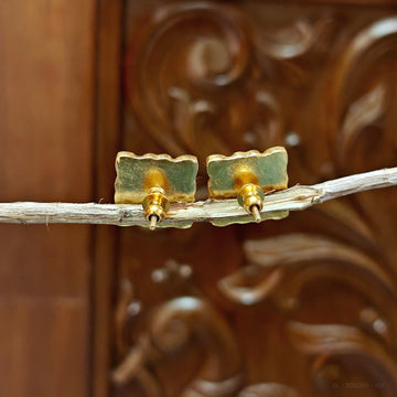 Jadau Kundan Earrings Stud - Design 12