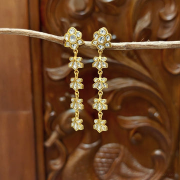 Jadau Kundan Earrings Stud - Design 14
