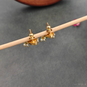 Jadau Kundan Earrings Stud - Design 21