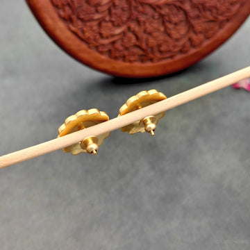 Jadau Kundan Earrings Stud - Design 18