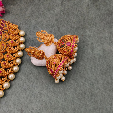 Choker Necklace - Lakshmi Ruby Deisgn