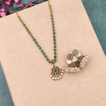 Premium Kemp Stone Short Necklace
