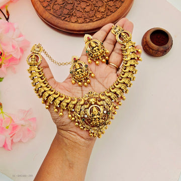 Authentic Nakshi Temple Necklace Set