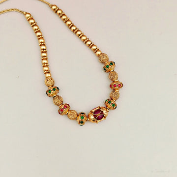 One gram gold ball design Beaded Necklace - Design 4