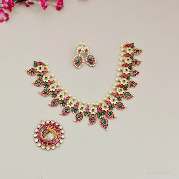 2 in 1 traditional Kemp Necklace Set