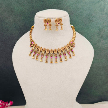 Tribal Golden Drop Necklace Set