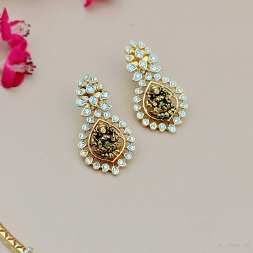 Designer Cz 3D Party wear Necklace
