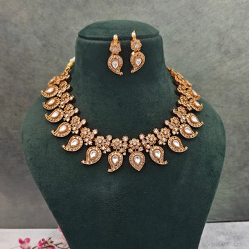Semi precious Kemp Diamond Maanga Necklace