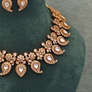 Semi precious Kemp Diamond Maanga Necklace