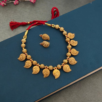 Traditional intricate Mango Necklace Set