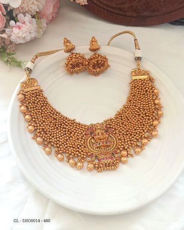 Temple Bridal Necklace Set