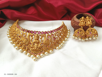 Choker Necklace - Lakshmi Ruby Deisgn GL-SHO0189-310