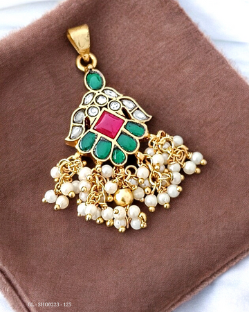 Jadau Kundan elegant Locket (multicolor) GL-JAD0223-125