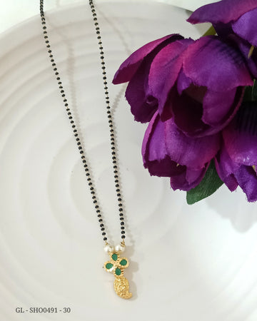 Mangalsutra - Black Bead Necklace
