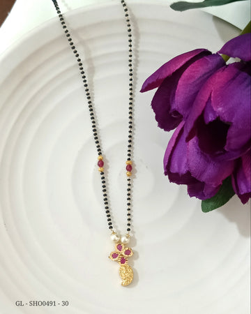 Mangalsutra - Black Bead Necklace