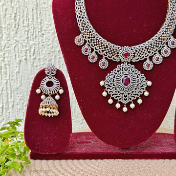 Bridal American Diamond Necklace