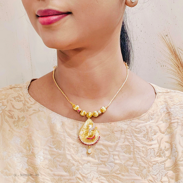 Peacock Locket Necklace Set