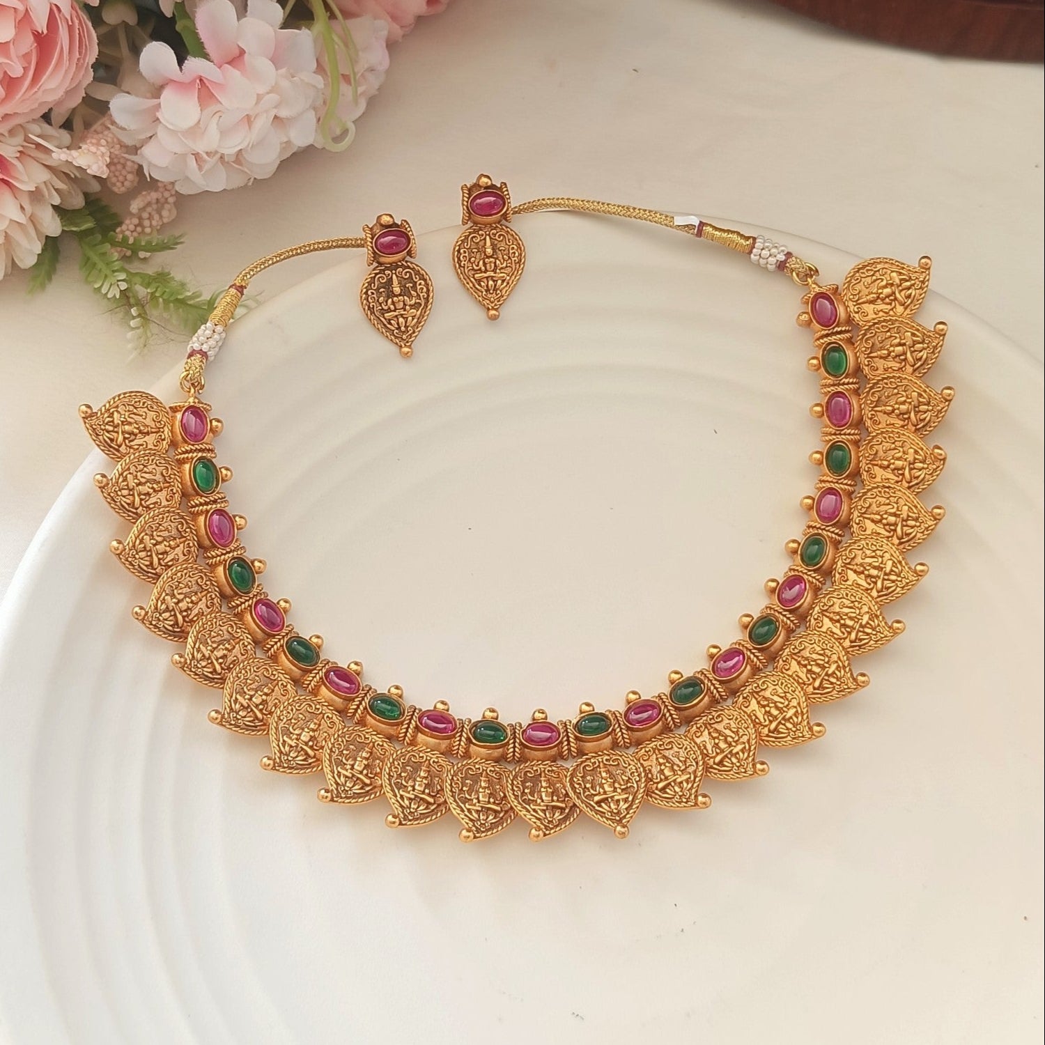 Antique  Finish Mango kemp Necklace GL-SHO0912-300