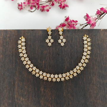 AD Star Pattern Necklace Set GL-SHO1169-150