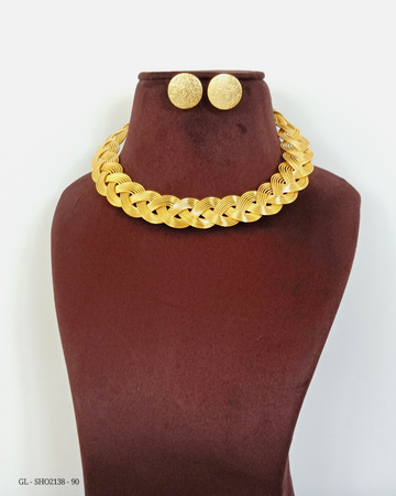 Western Hasli style necklace - Short Necklace Set GL-SHO2138-90